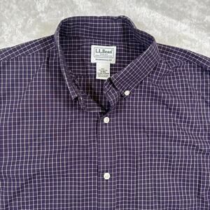 LL. Bean Purle Men’s Medium Flannel